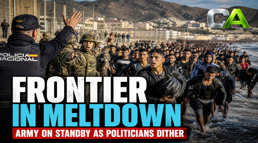 Chaos Engulfs Ceuta: Border Collapses As Thousands Surge In
