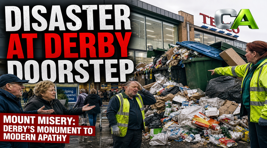 Sinfin’s Waste Summit: Rubbish Pile Threatens Supermarket Civility