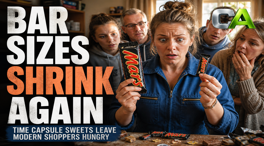 Mars Bar Shrinkflation Exposed in Hoarder's Time Capsule