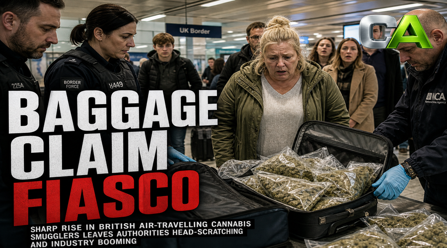 Suitcase Full of Regret: Heathrow's Budding Cannabis Courier Crisis