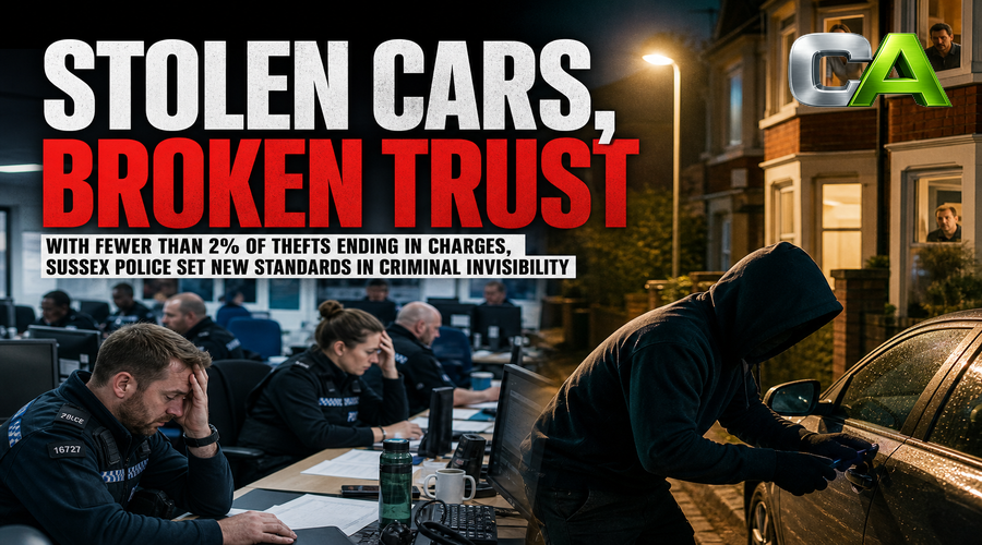 Sussex Car Thieves Enjoy Banner Year, Police Persist in Admiring Statistics