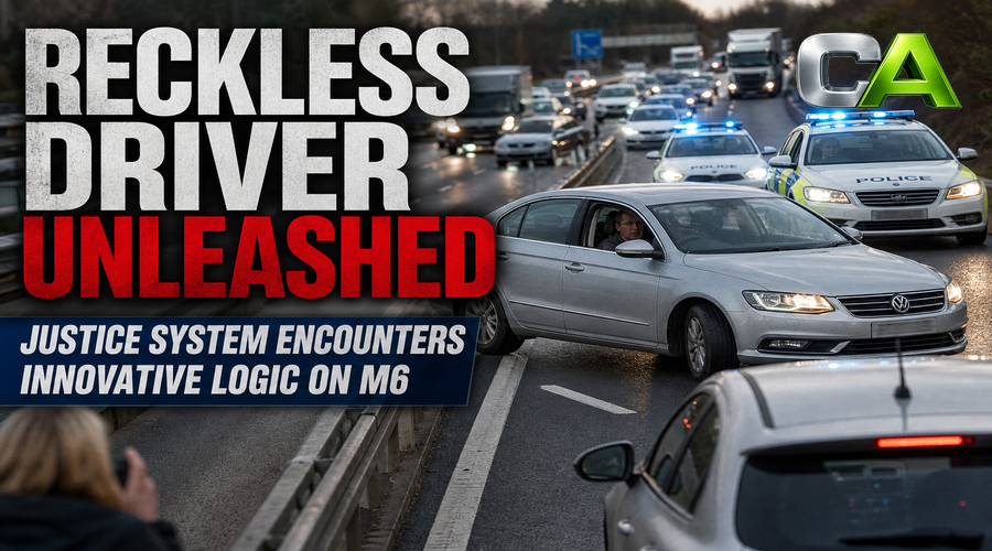 Manchester Man Jailed After Motorway U-Turn Masterclass